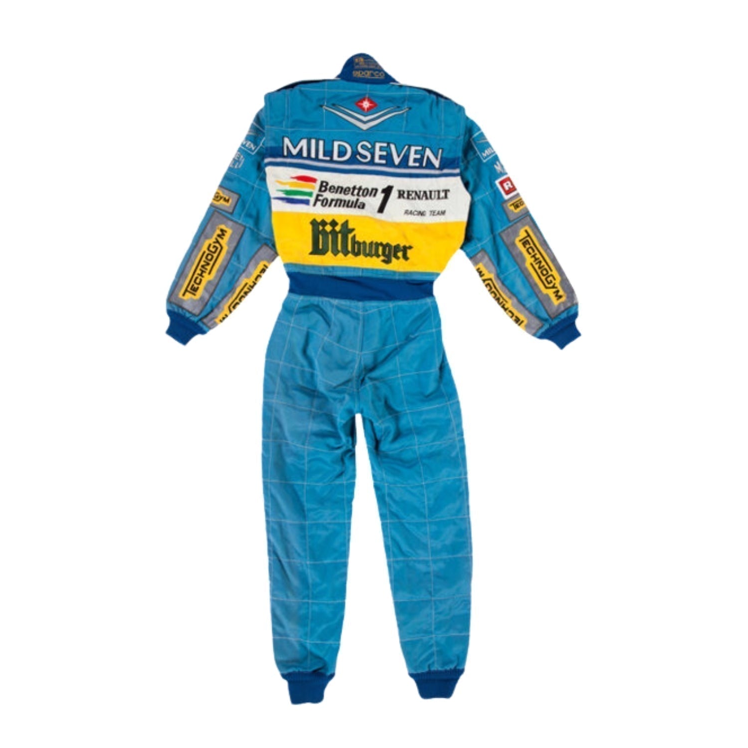 1995 Michael Schumacher Bitburger Benetton F1 Racing Suit