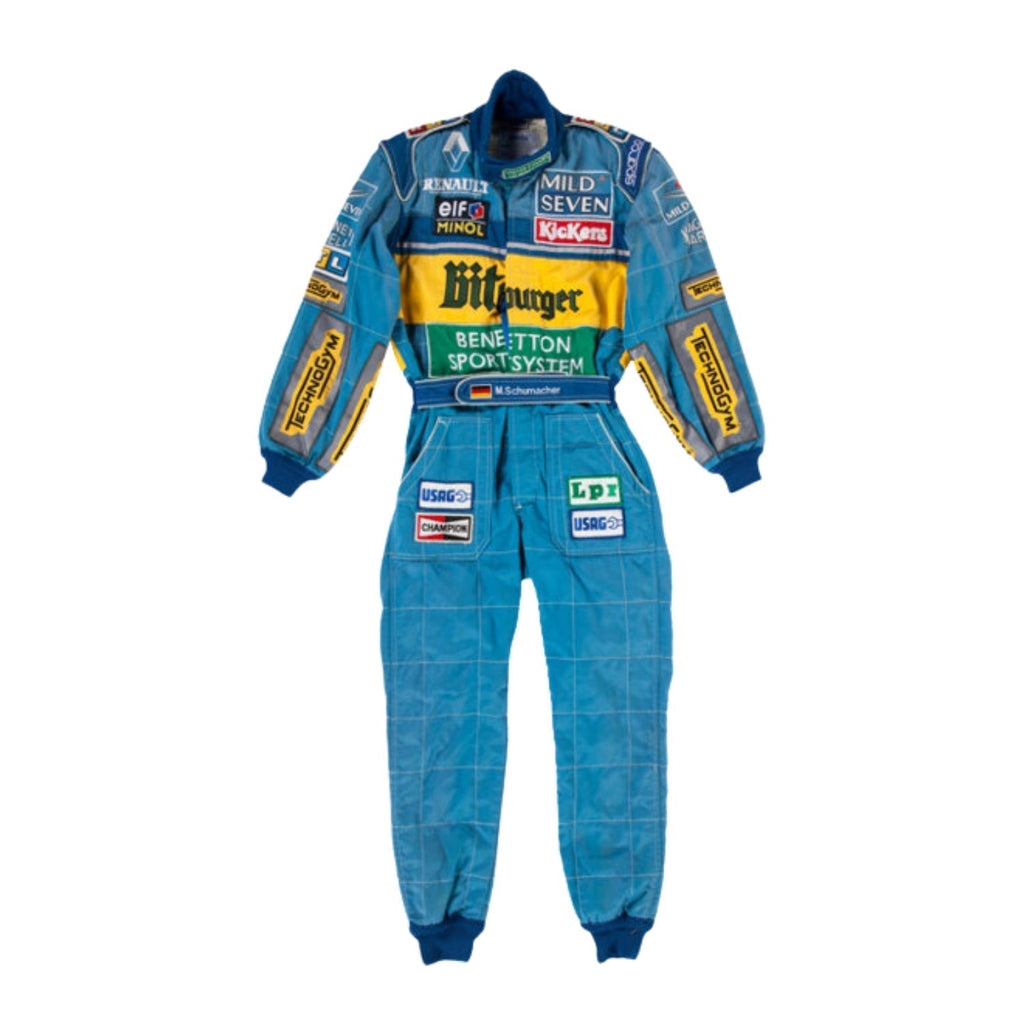 1995 Michael Schumacher Bitburger Benetton F1 Racing Suit