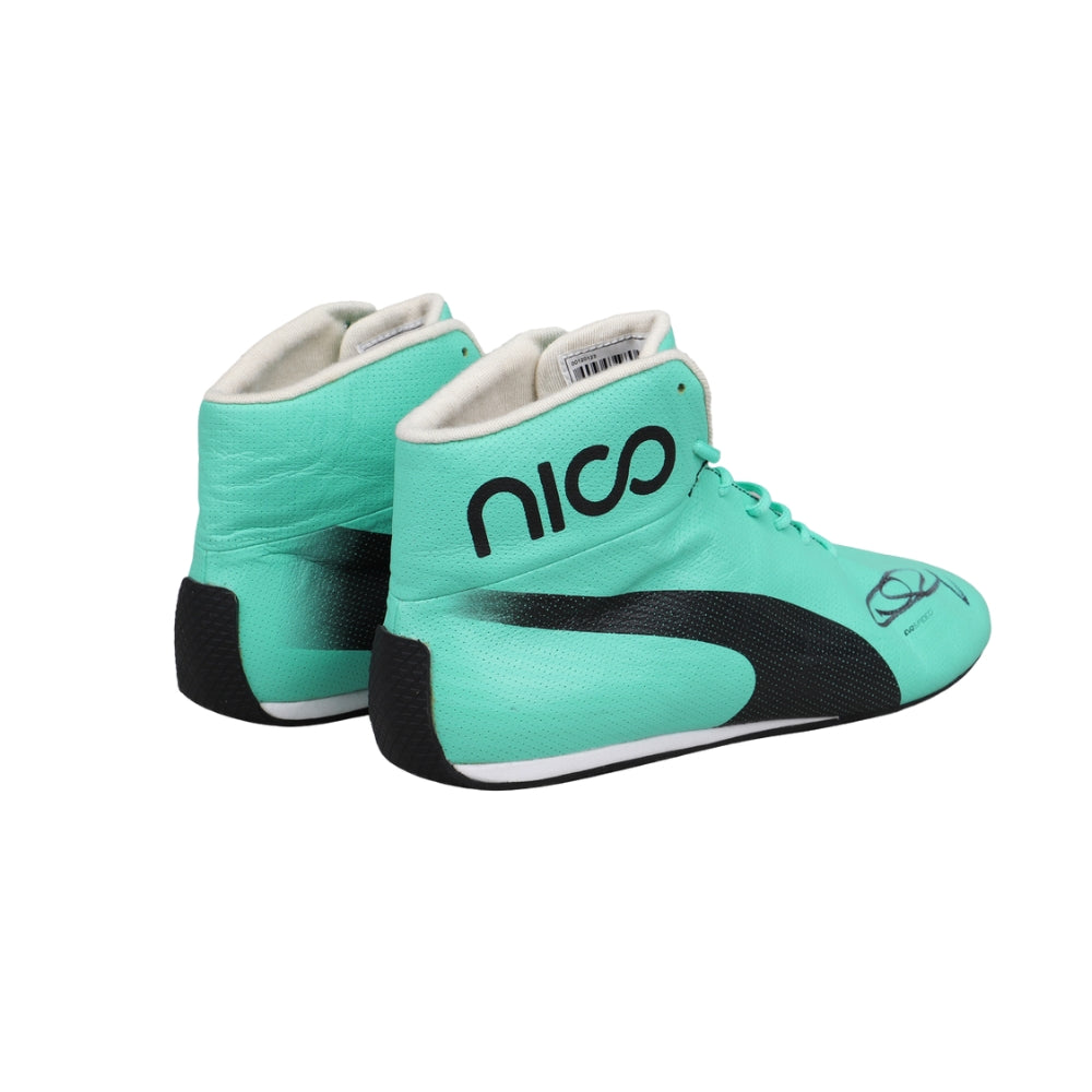 2017  Nico Rosberg Signed  Racing Shoes