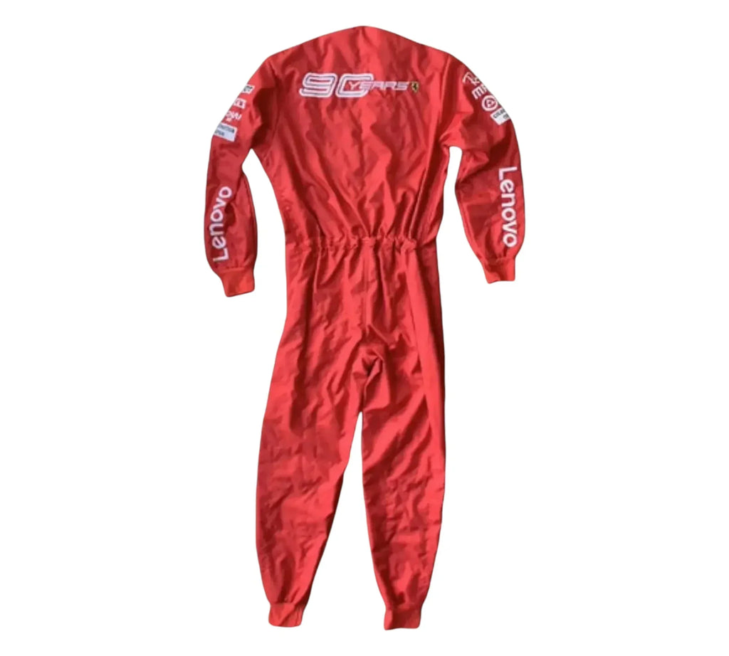 2019 Charles Leclerc Scuderia Ferrari 90 Years F1 Team Embroidery Race Suit