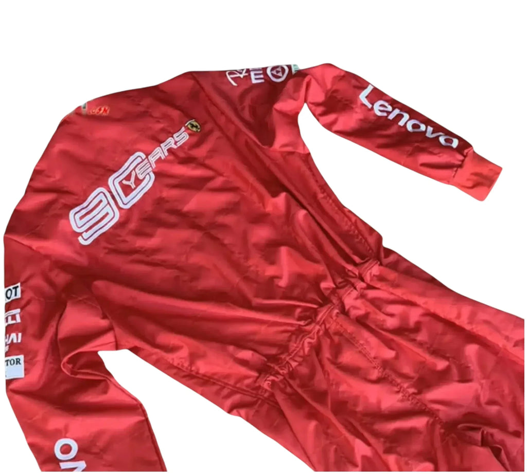 2019 Charles Leclerc Scuderia Ferrari 90 Years F1 Team Embroidery Race Suit