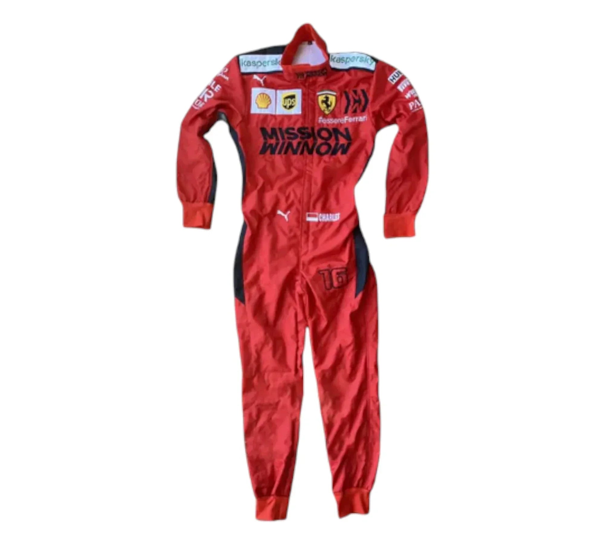 2020 Charles Leclerc  F1 Ferrari 1000 GP Embroidery F1 Race Suit
