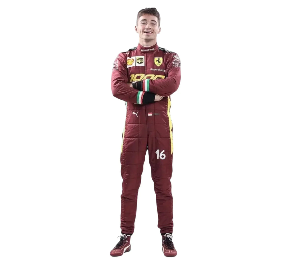 2020 Charles Leclerc Team Ferrari 1000 GP F1 Racing Suit