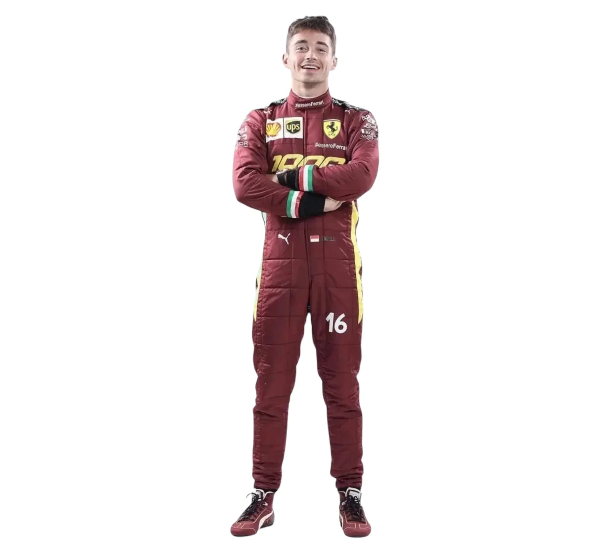 2020 Charles Leclerc Team Ferrari 1000 GP F1 Racing Suit