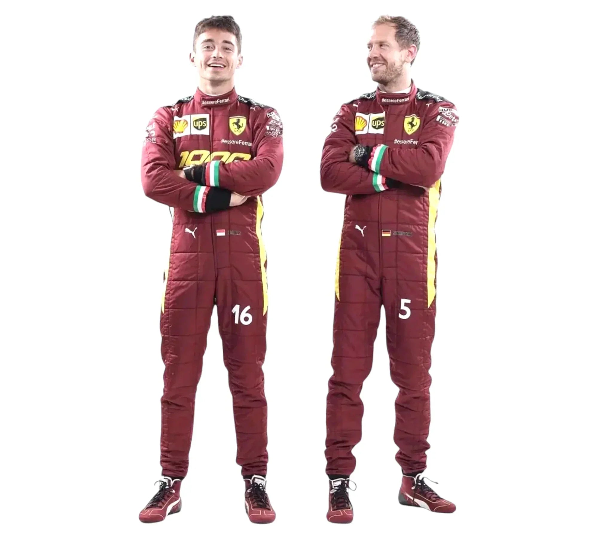 2020 Charles Leclerc Team Ferrari 1000 GP F1 Racing Suit