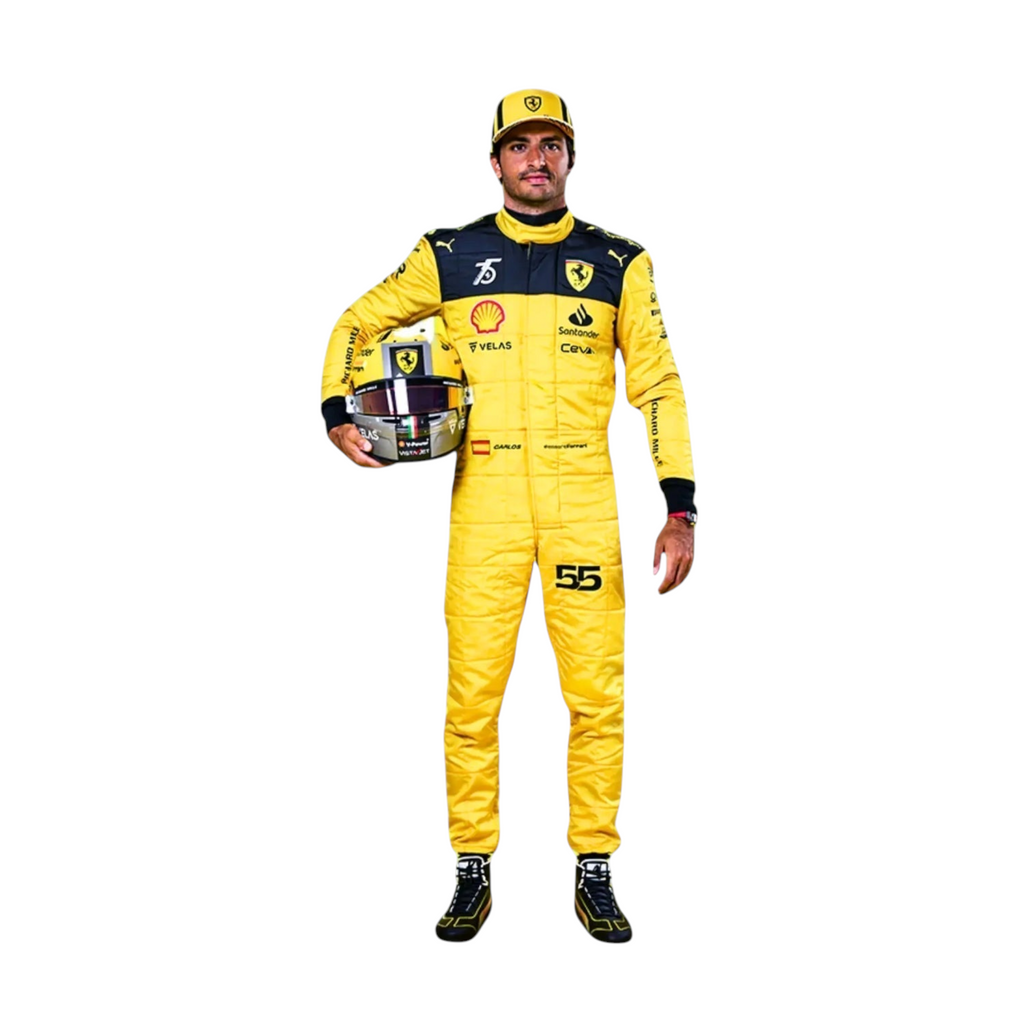 2022 Carlos Sainz 75th Anniversary F1 Racing Suit
