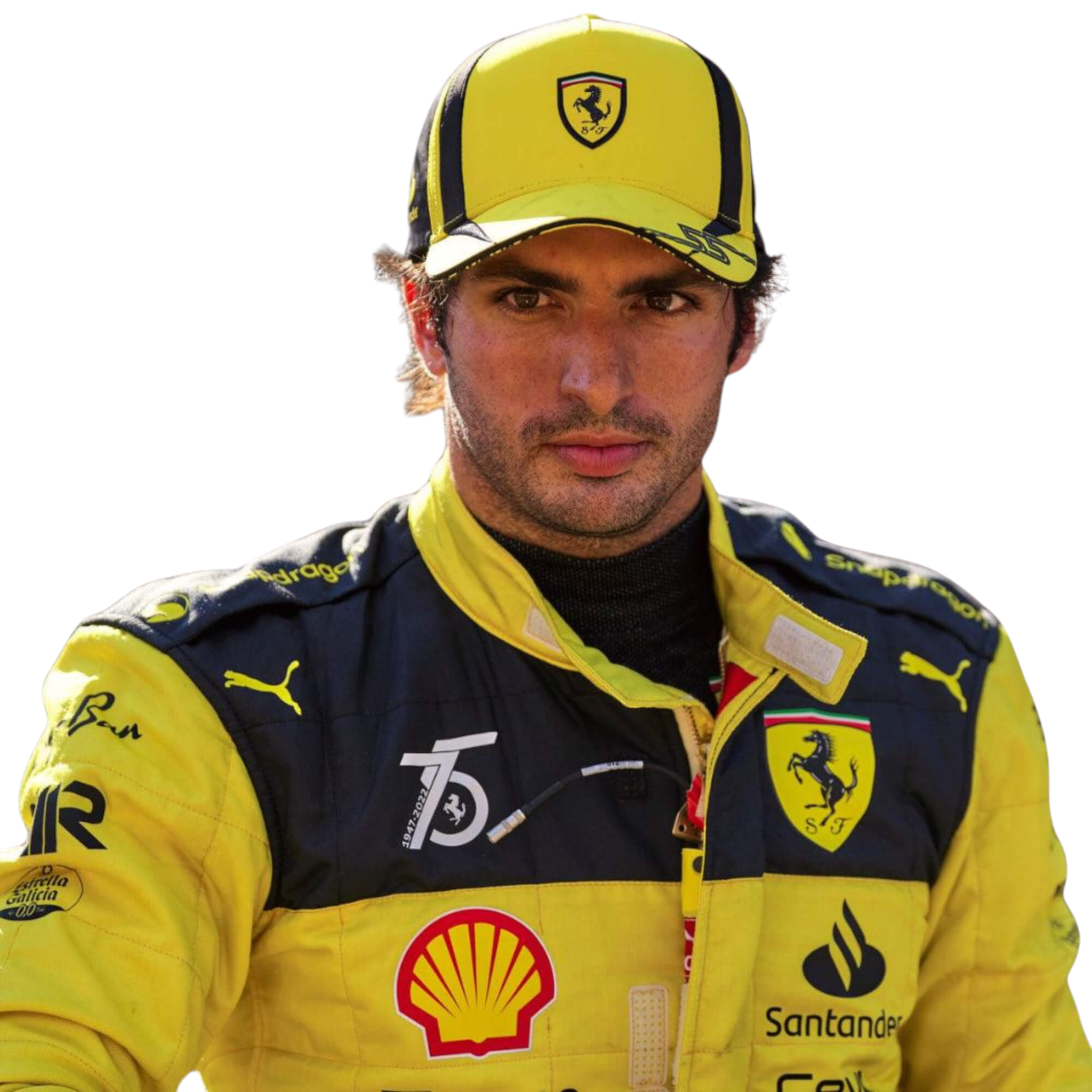2022 Carlos Sainz 75th Anniversary F1 Racing Suit