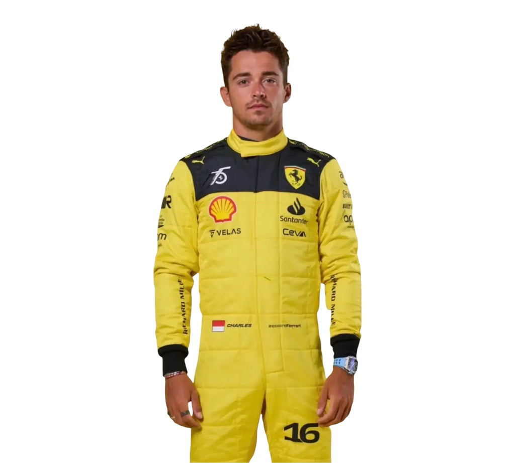 2022 Charles Leclerc Ferrari's 75th Anniversary F1 Race Suit
