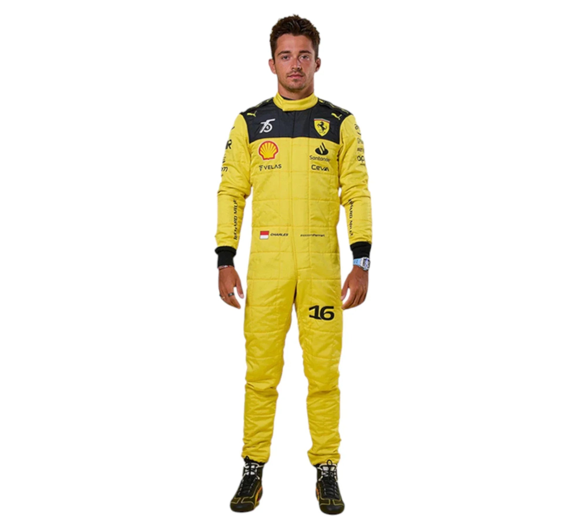 2022 Charles Leclerc Ferrari's 75th Anniversary F1 Race Suit