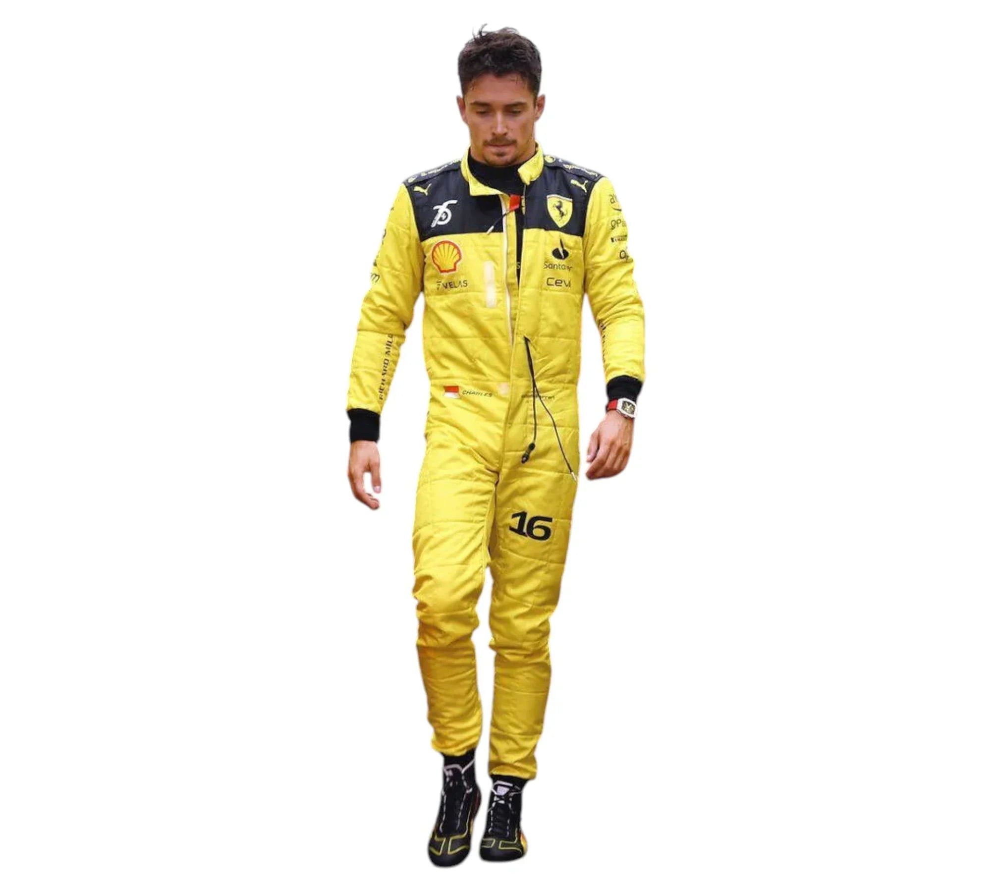 2022 Charles Leclerc Ferrari's 75th Anniversary F1 Race Suit