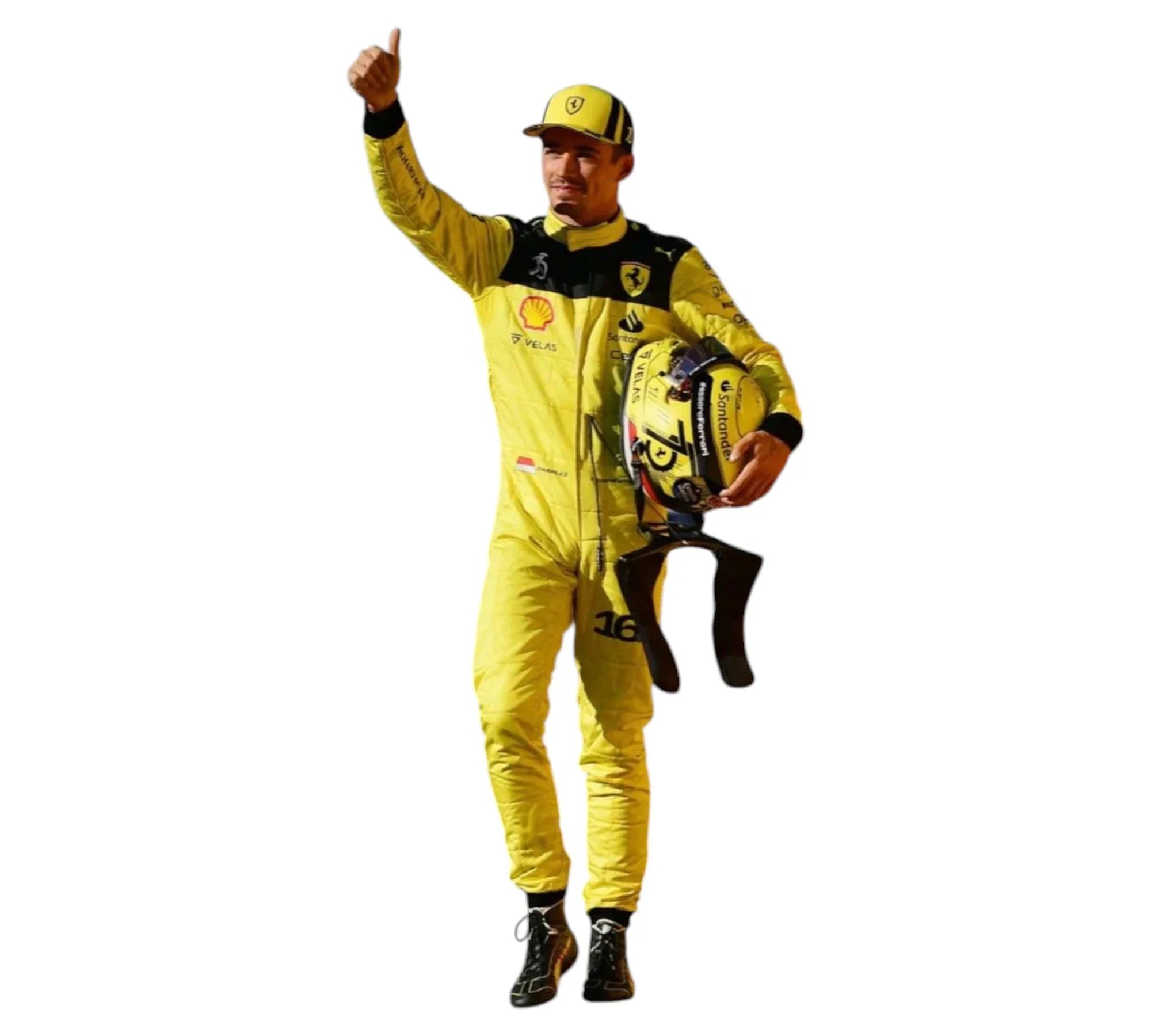 2022 Charles Leclerc Ferrari's 75th Anniversary F1 Race Suit