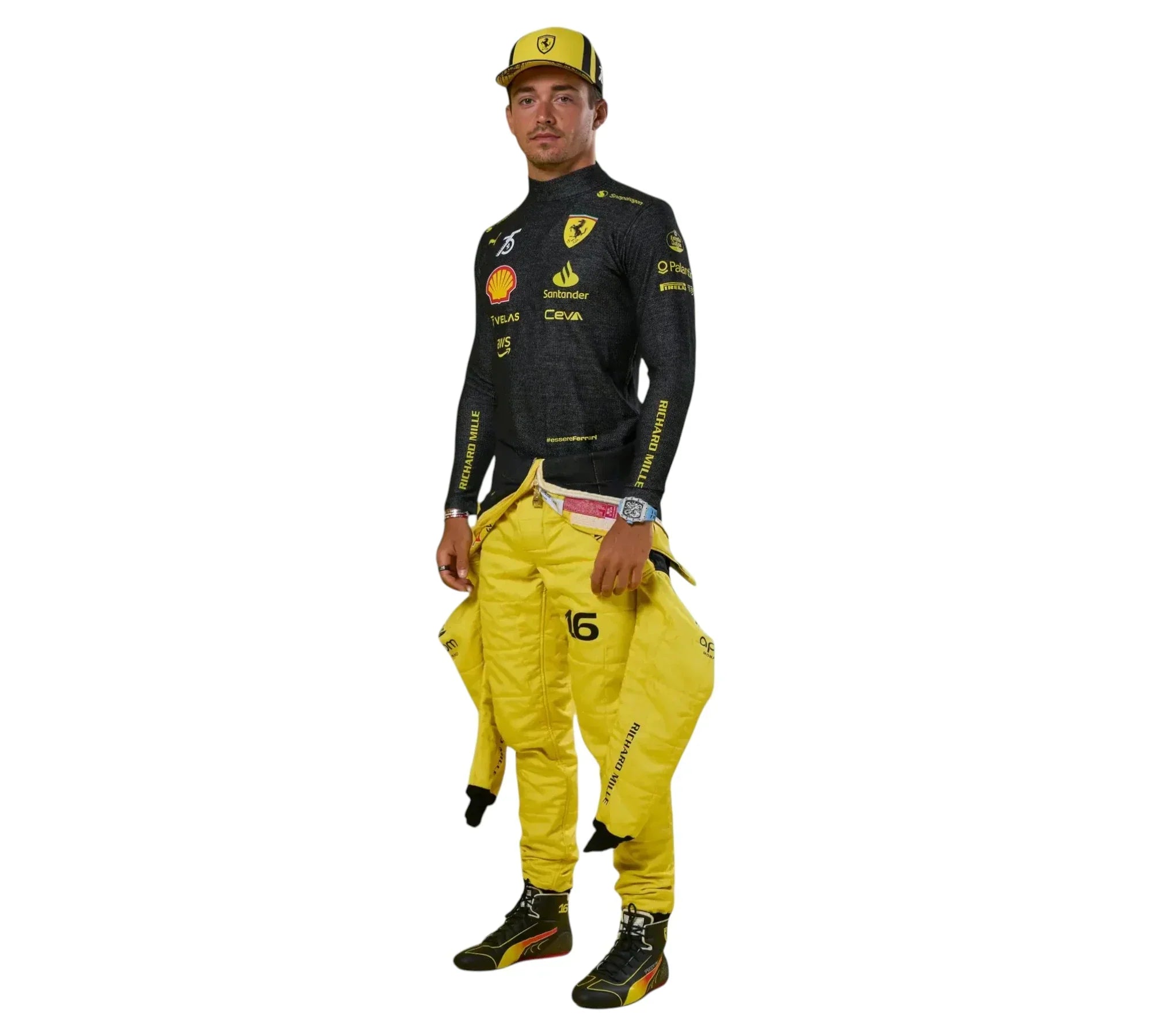 2022 Charles Leclerc Ferrari's 75th Anniversary F1 Race Suit