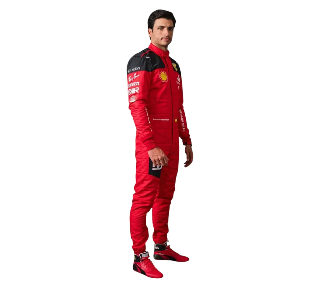 2023 Carlos Sainz Race Scuderia Ferrari F1 Racing Suit
