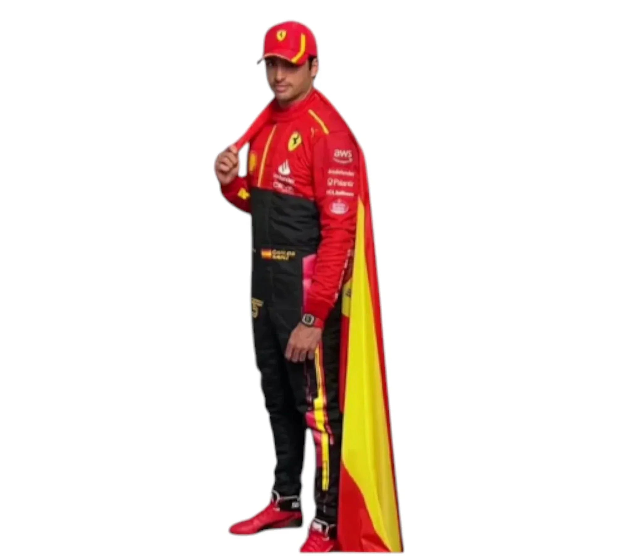 2023 Carlos Sainz Spain Grand Prix Scuderia Ferrari F1 Race Suit
