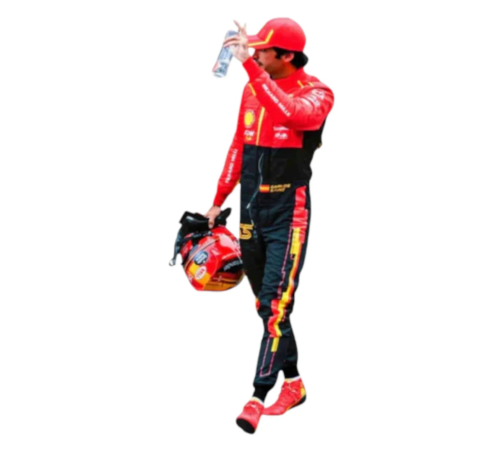 2023 Carlos Sainz Spain Grand Prix Scuderia Ferrari F1 Race Suit