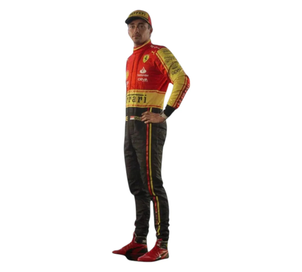 2023 Charles Leclerc Monza Team Ferrari F1 Race Suit