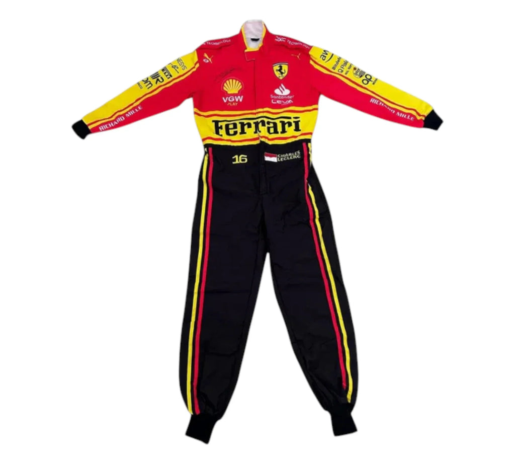 2023 Charles Leclerc Monza Team Ferrari F1 Race Suit