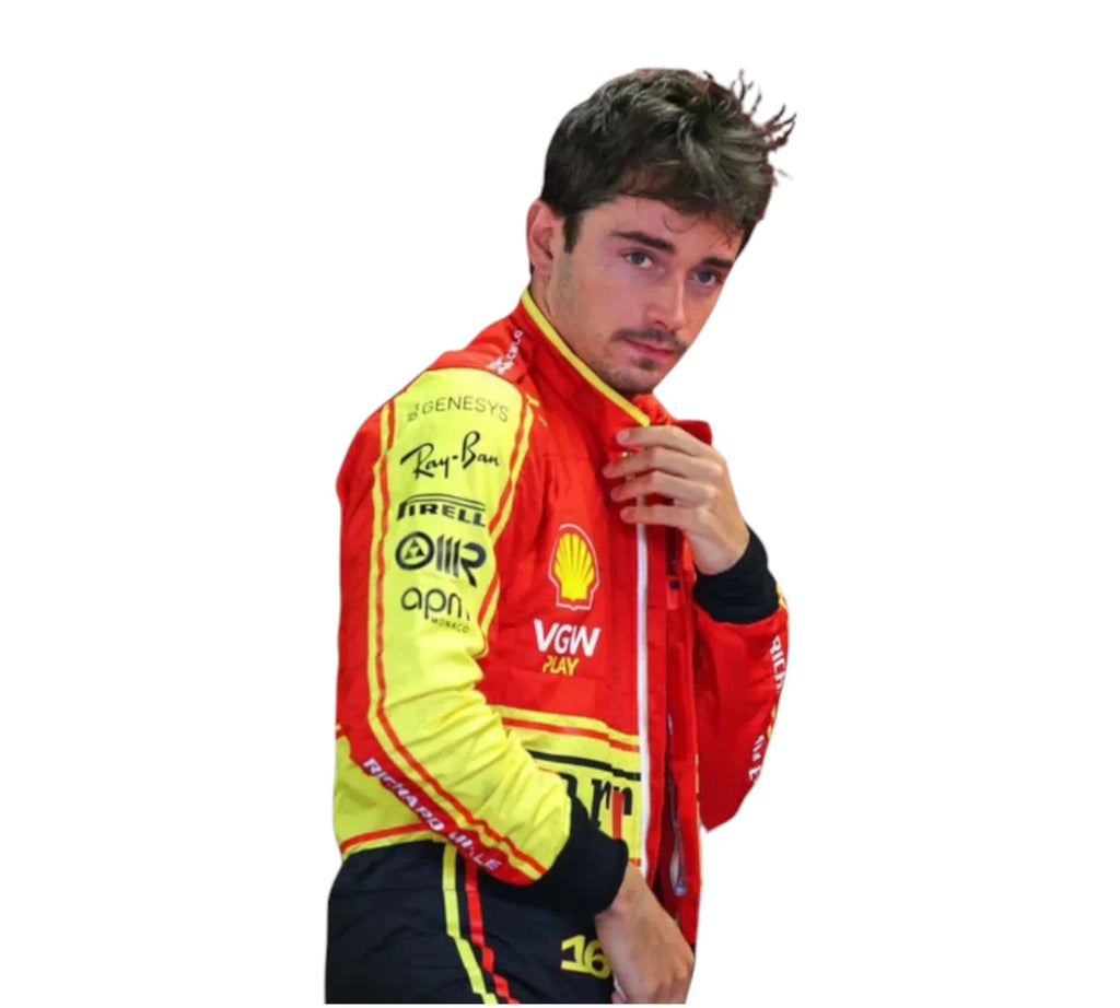 2023 Charles Leclerc Monza Team Ferrari F1 Race Suit