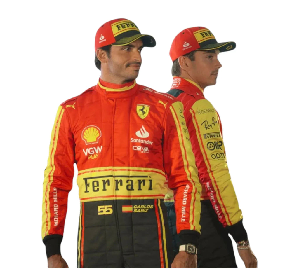 2023 Charles Leclerc Monza Team Ferrari F1 Race Suit