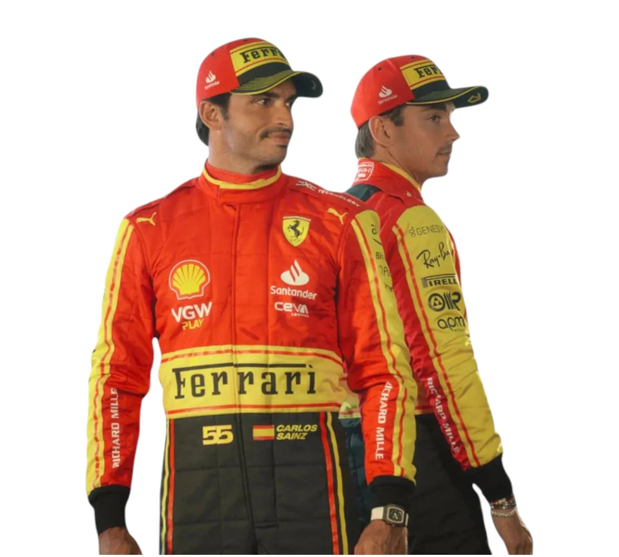 2023 Charles Leclerc Monza Team Ferrari F1 Race Suit