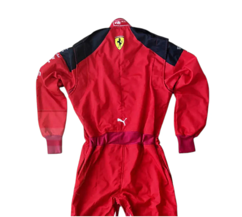 2023 Charles Leclerc Team Scuderia Ferrari Embroidery F1 Race Suit