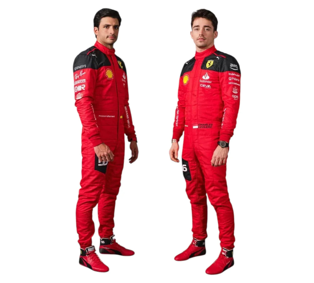 2023 New Charles Leclerc Team Ferrari F1 Race Suit