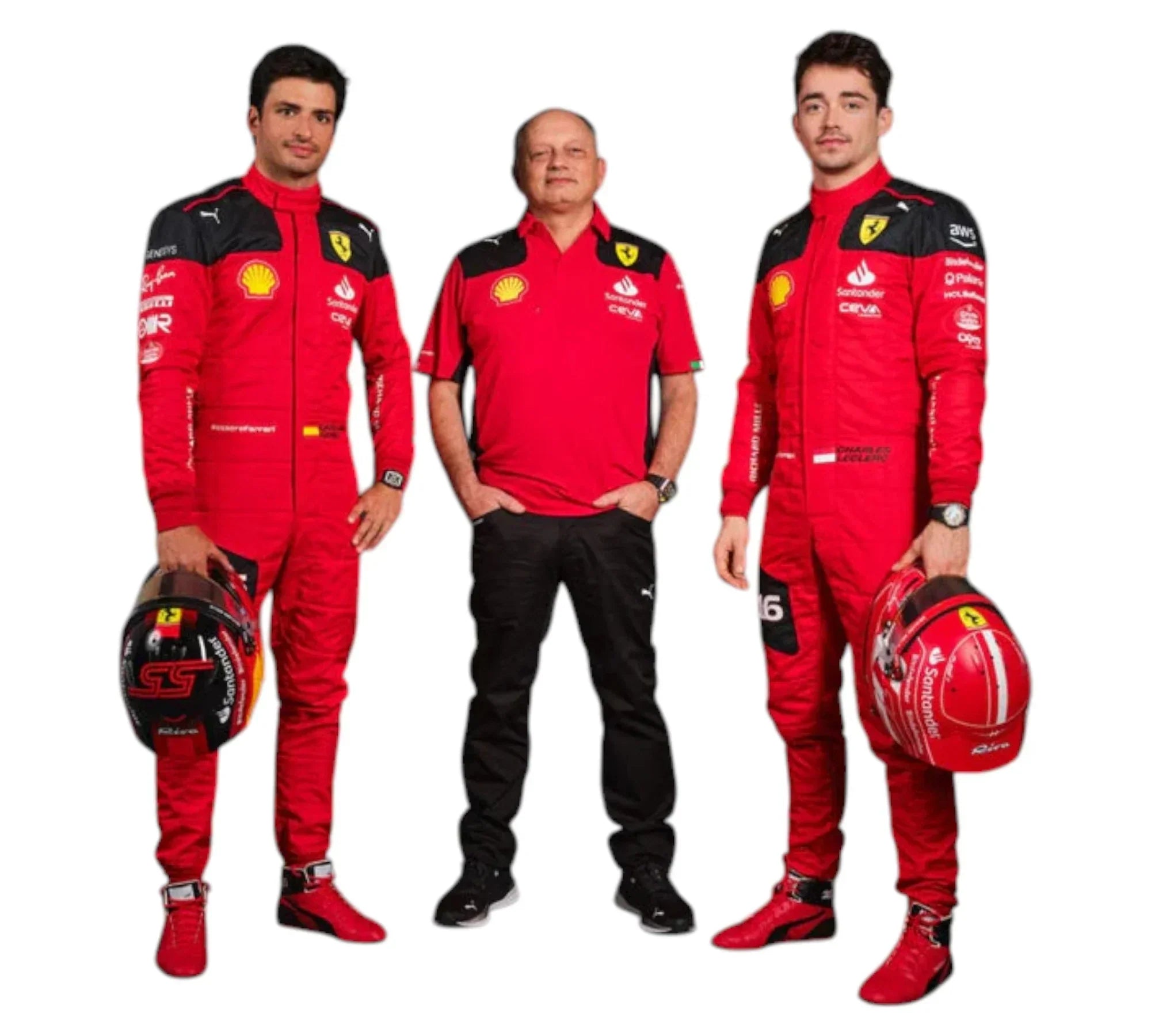 2023 New Charles Leclerc Team Ferrari F1 Race Suit