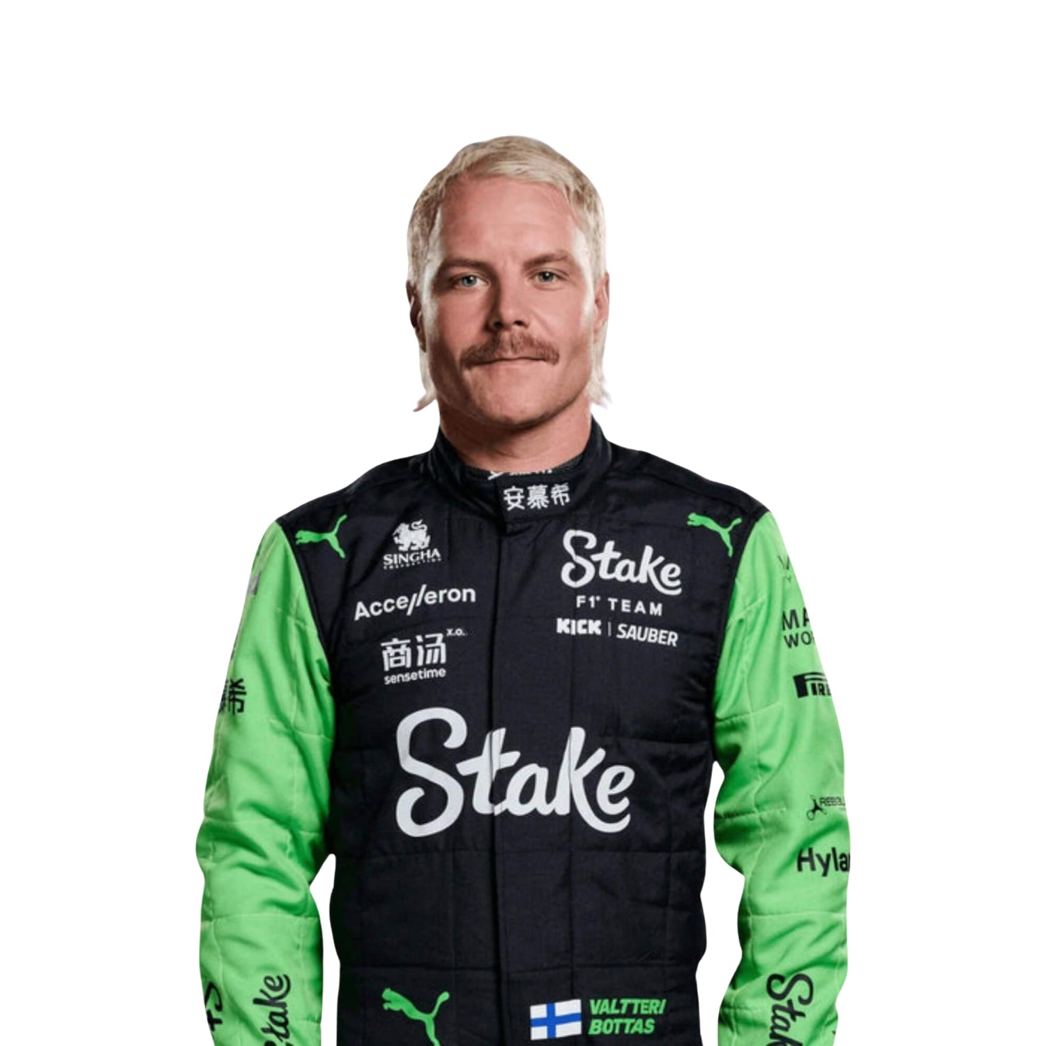 2024-F1 Racing Costume Worn by Guanyu Zhou & Valtteri Bottas 