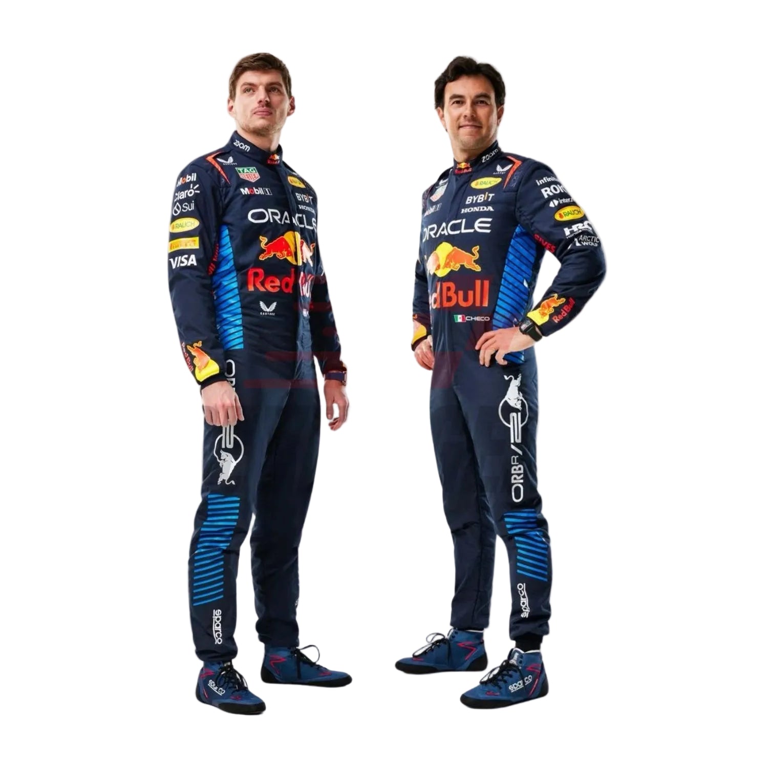 2024 -F1 Racing Costume Worn by Max Verstappen & Sergio Pérez 
