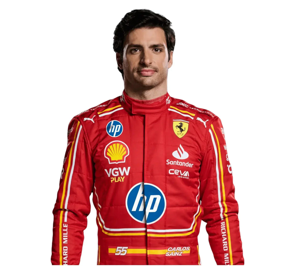 2024 Carlos Sainz Monaco GP Scuderia Ferrari HP F1 Race Suit