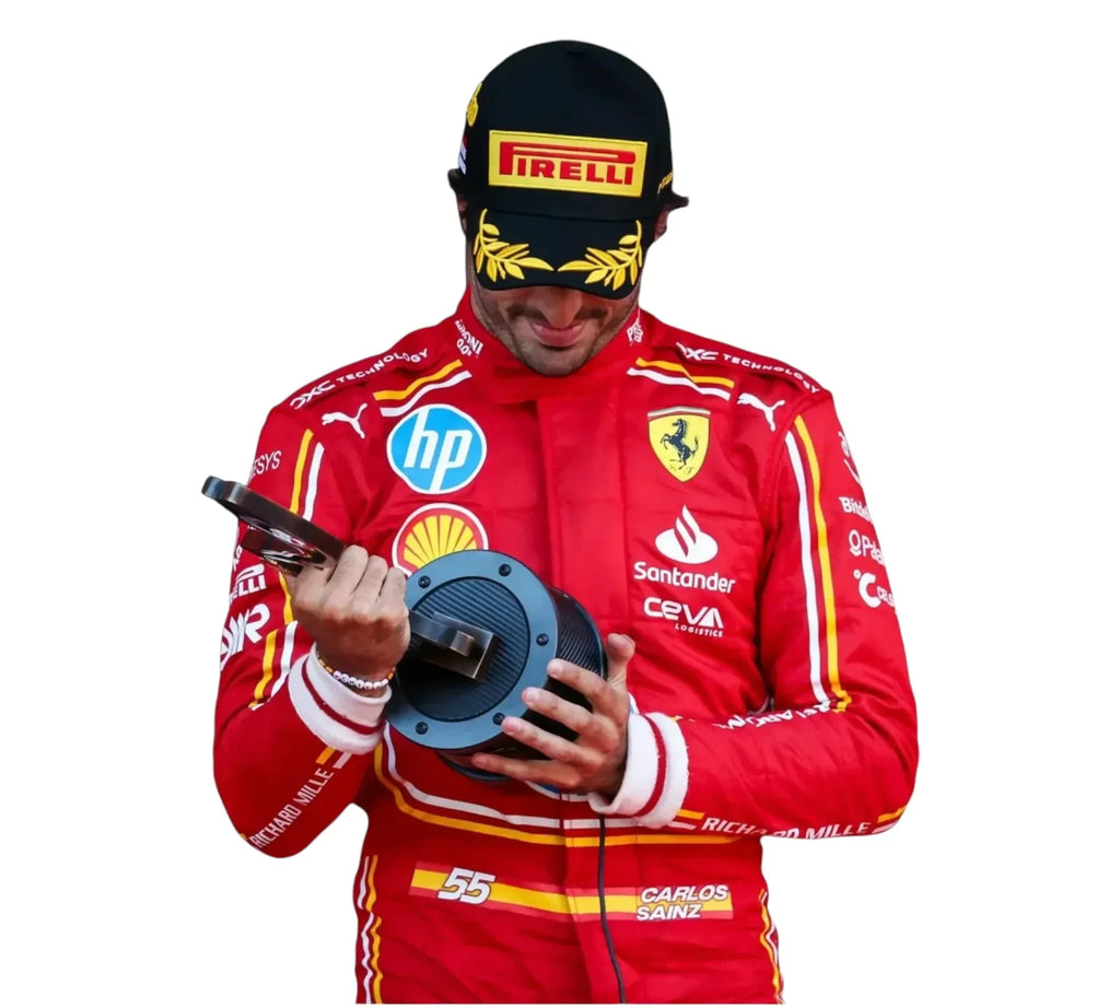 2024 Carlos Sainz Monaco GP Scuderia Ferrari HP F1 Race Suit