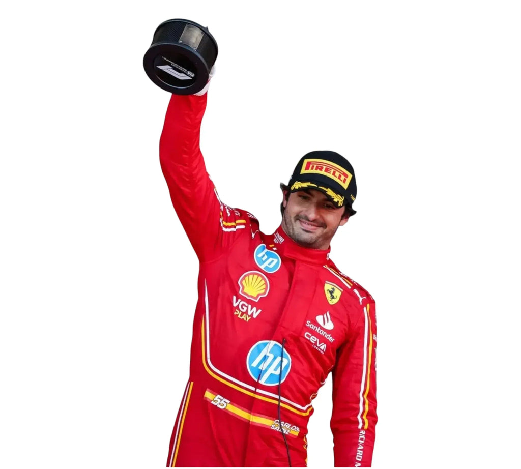 2024 Carlos Sainz Monaco GP Scuderia Ferrari HP F1 Race Suit