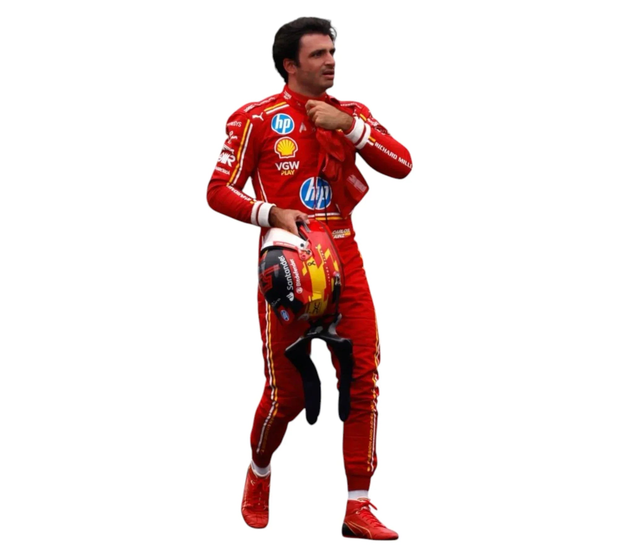 2024 Carlos Sainz Monaco GP Scuderia Ferrari HP F1 Race Suit