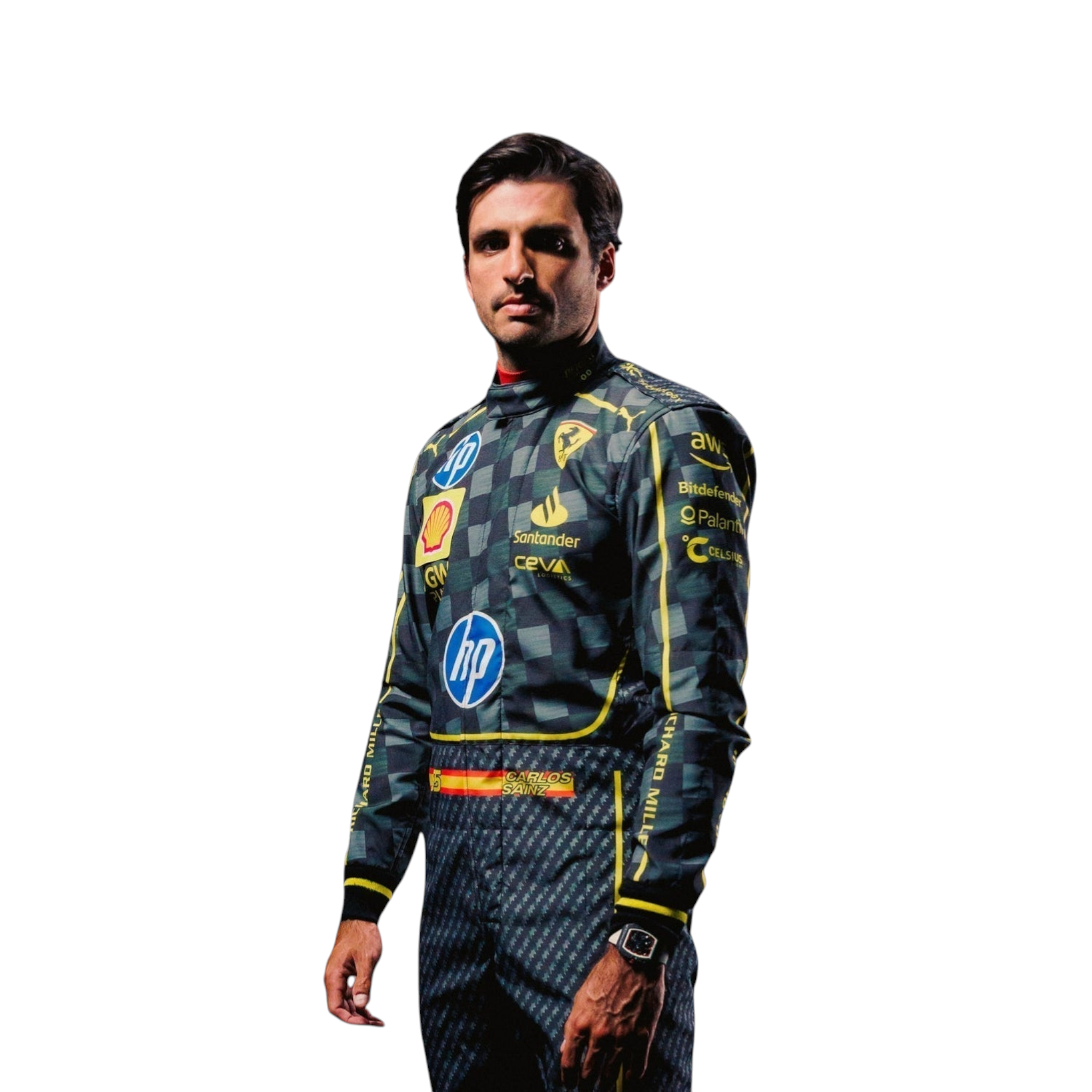 2024 Charles & Carlos Sainz Jr HP Italy GP F1 Racing Suit
