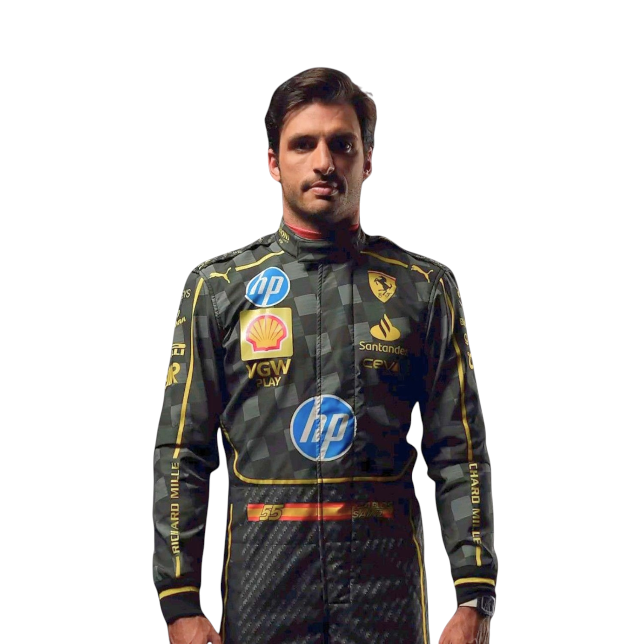 2024 Charles & Carlos Sainz Jr HP Italy GP F1 Racing Suit