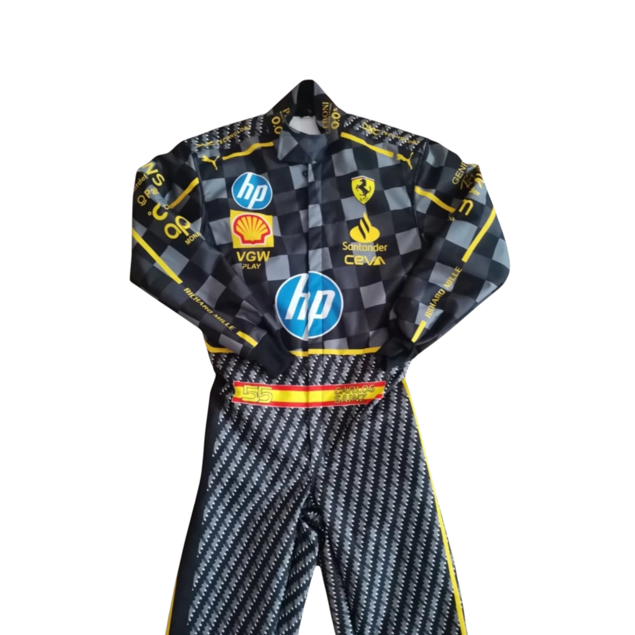 2024 Charles & Carlos Sainz Jr HP Italy GP F1 Racing Suit