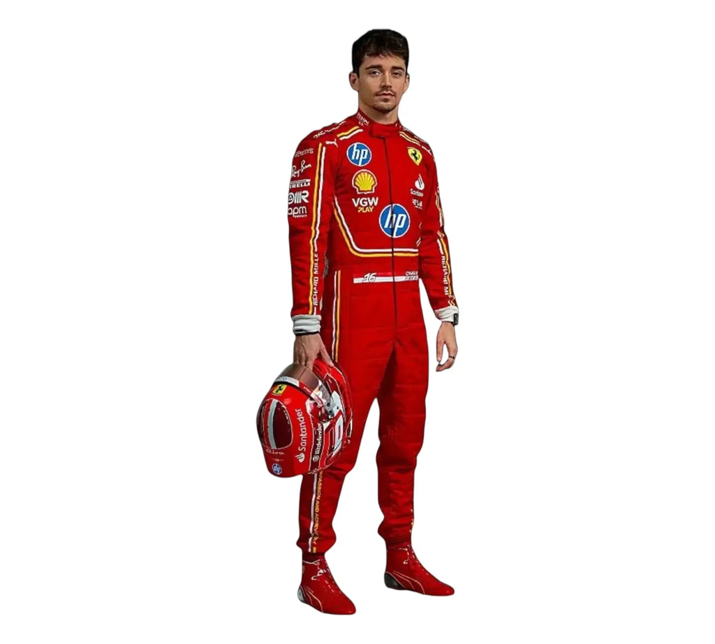 2024 Charles Leclerc  Monaco GP Scuderia Ferrari HP F1 Race Suit