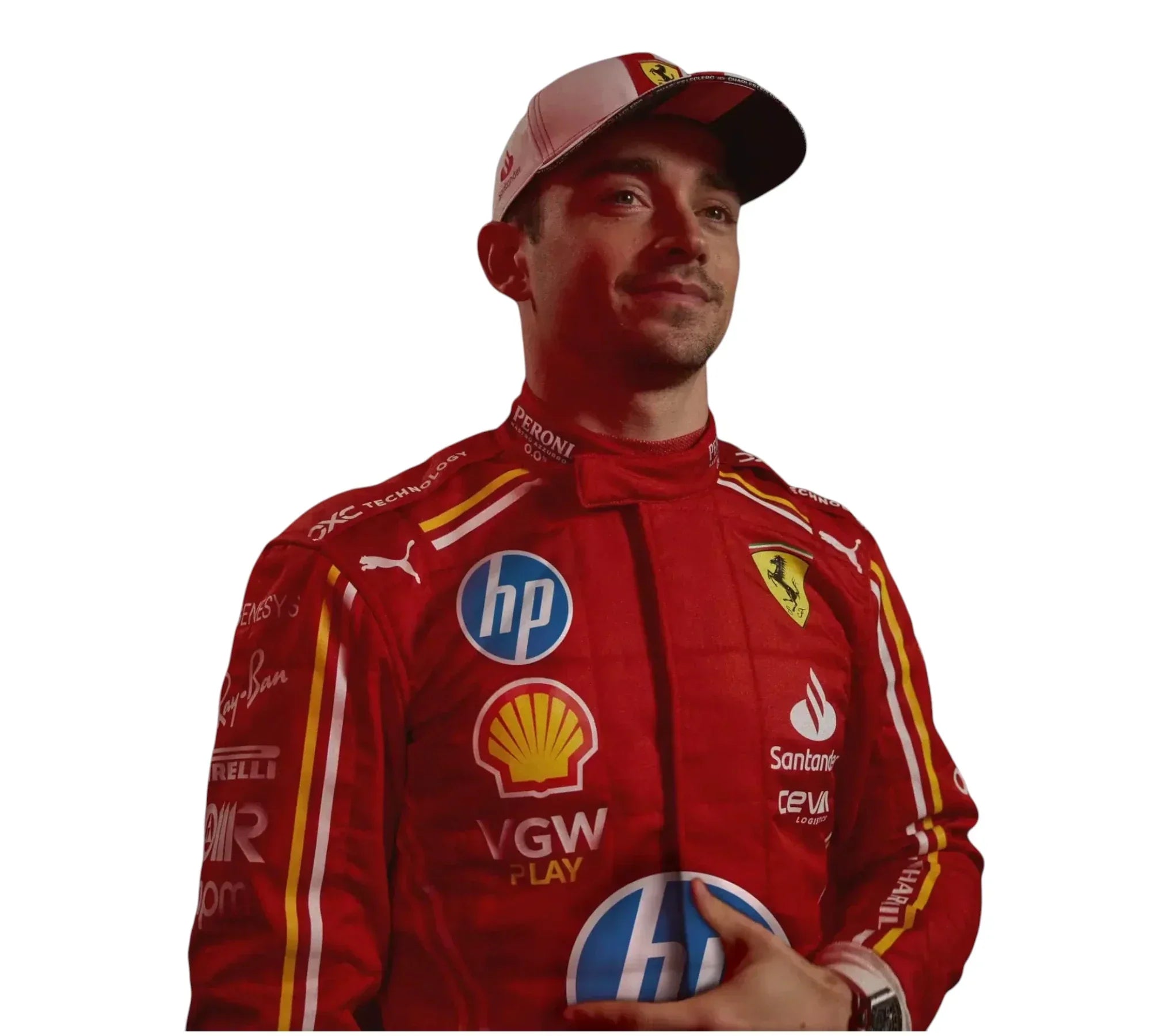 2024 Charles Leclerc  Monaco GP Scuderia Ferrari HP F1 Race Suit