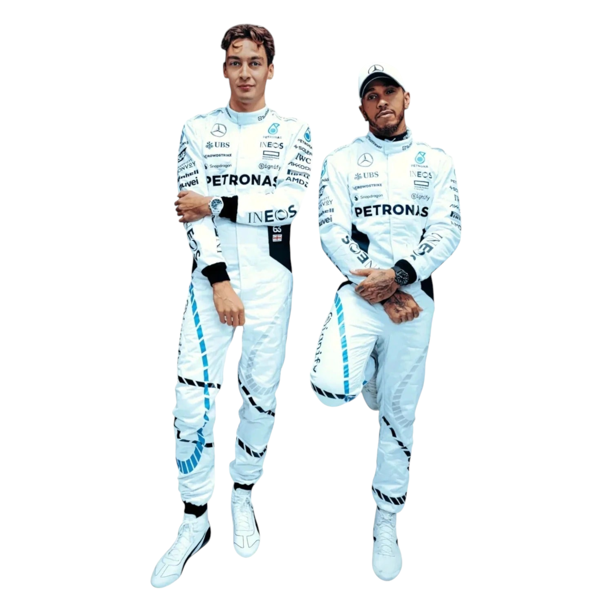 2024 George Russell & Lewis Hamilton Qatar GP F1 Racing Suit