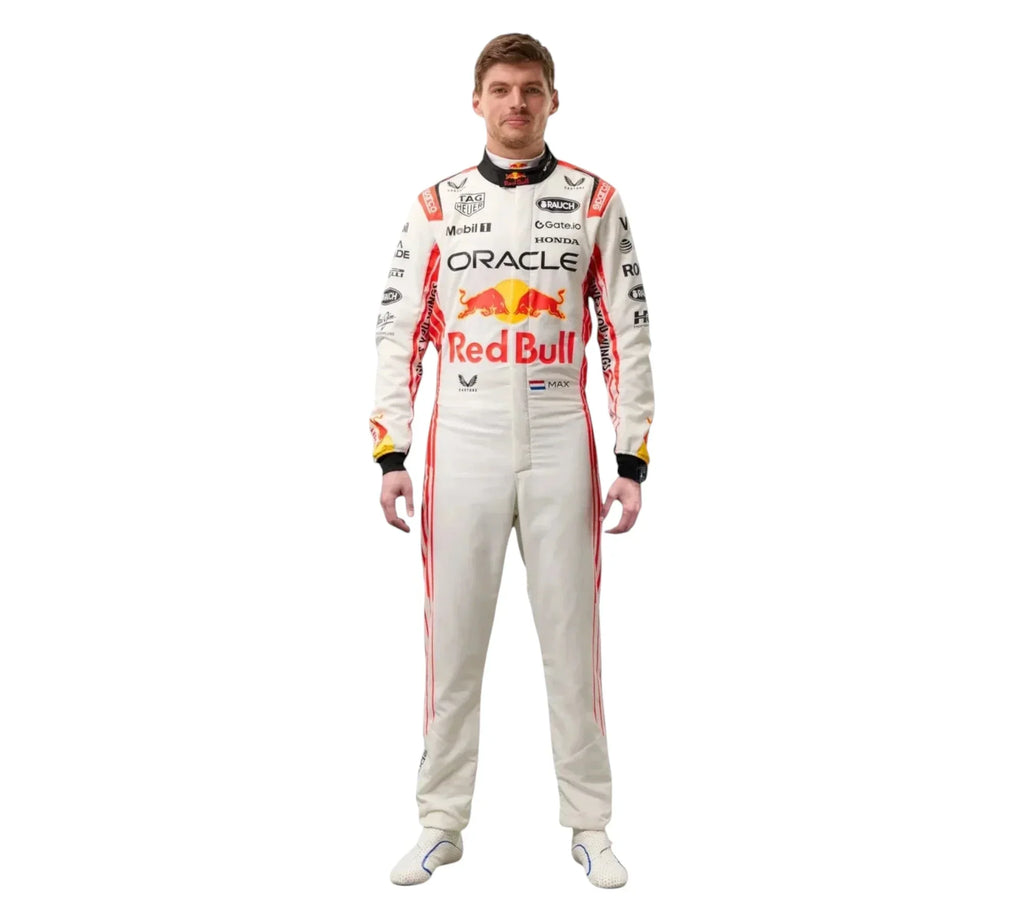 Combinaison de course F1 Max Verstappen et Yuki Tsunoda GP du Japon 2025