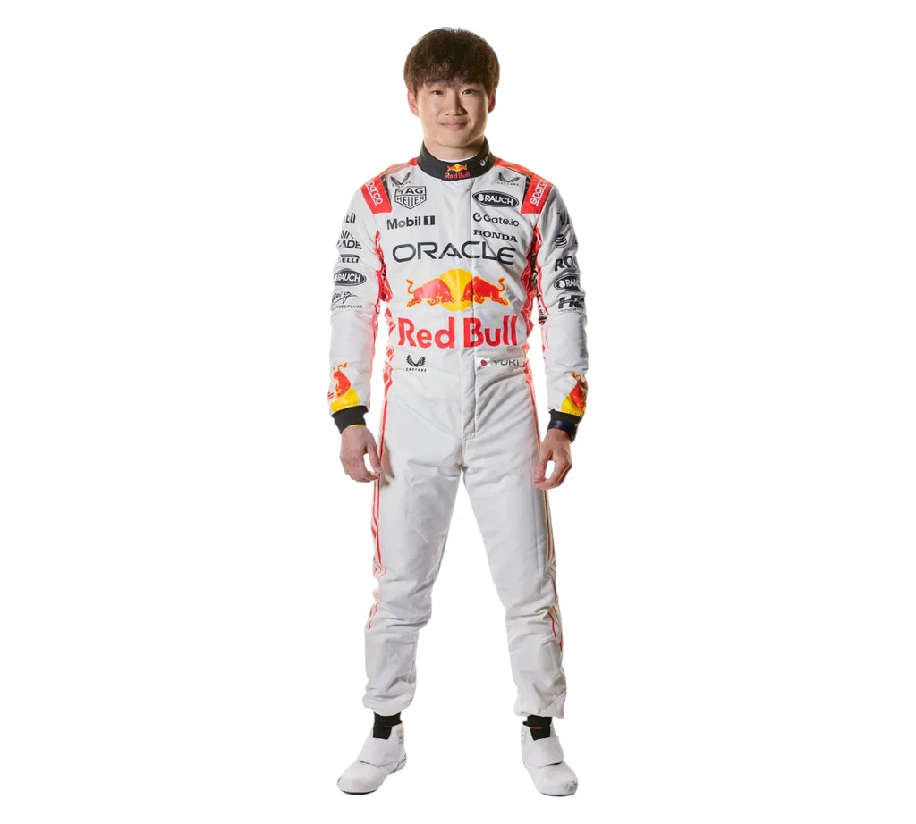 Combinaison de course F1 Max Verstappen et Yuki Tsunoda GP du Japon 2025