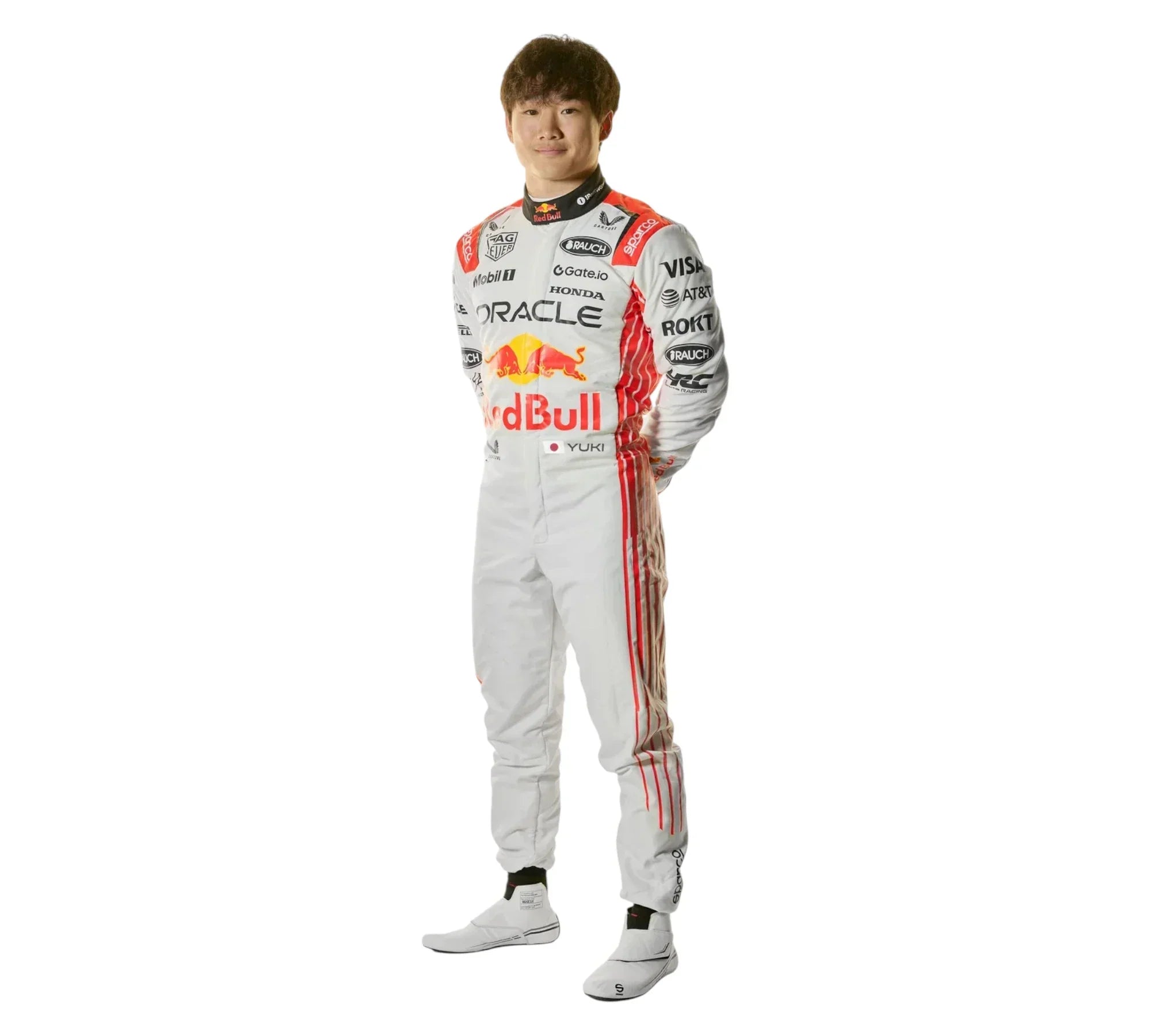 Combinaison de course F1 Max Verstappen et Yuki Tsunoda GP du Japon 2025