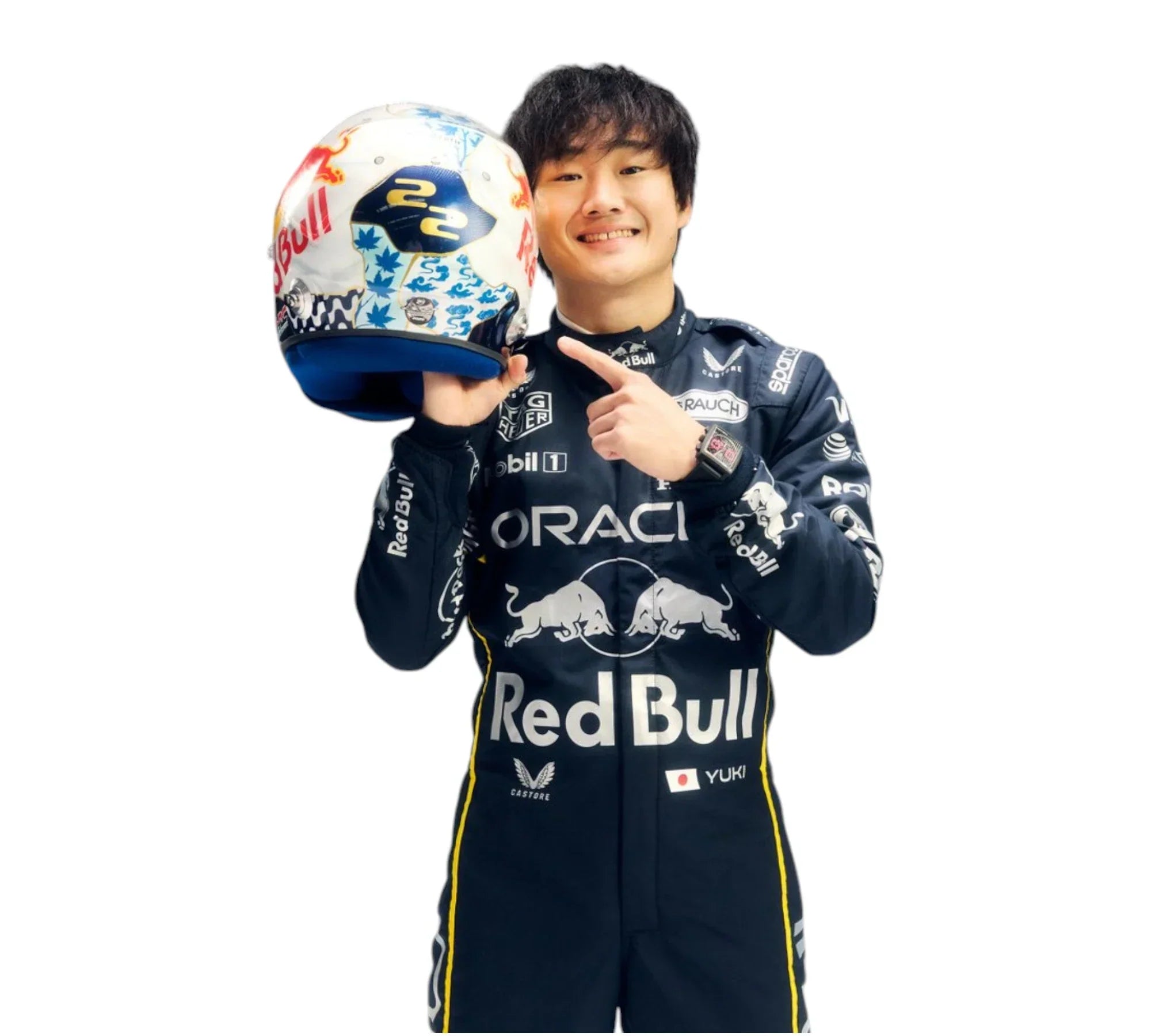 2025 Yuki Tsunoda Red Bull Singapore GP F1 Racing Suit