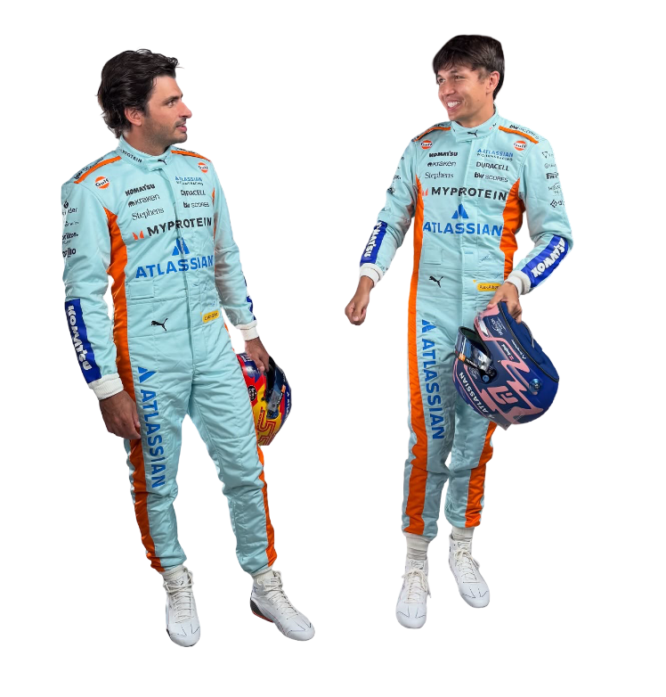 2025 Alex Albon & Carlos Sainz Brazillian GP F1 Racing Suit