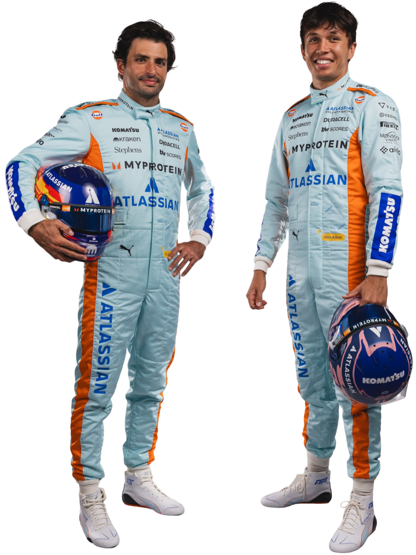 2025 Alex Albon & Carlos Sainz Brazillian GP F1 Racing Suit