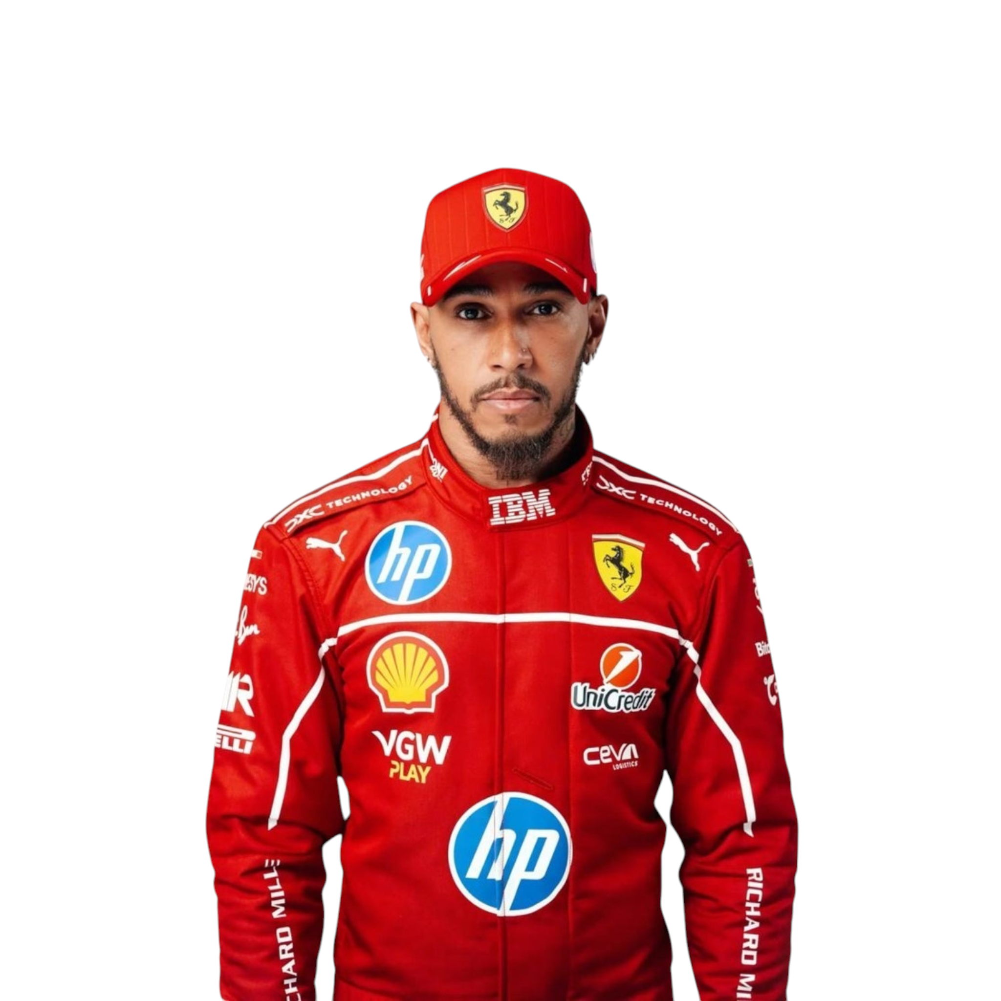 2025 Charles Leclerc & Lewis Hamilton F1 Racing suit