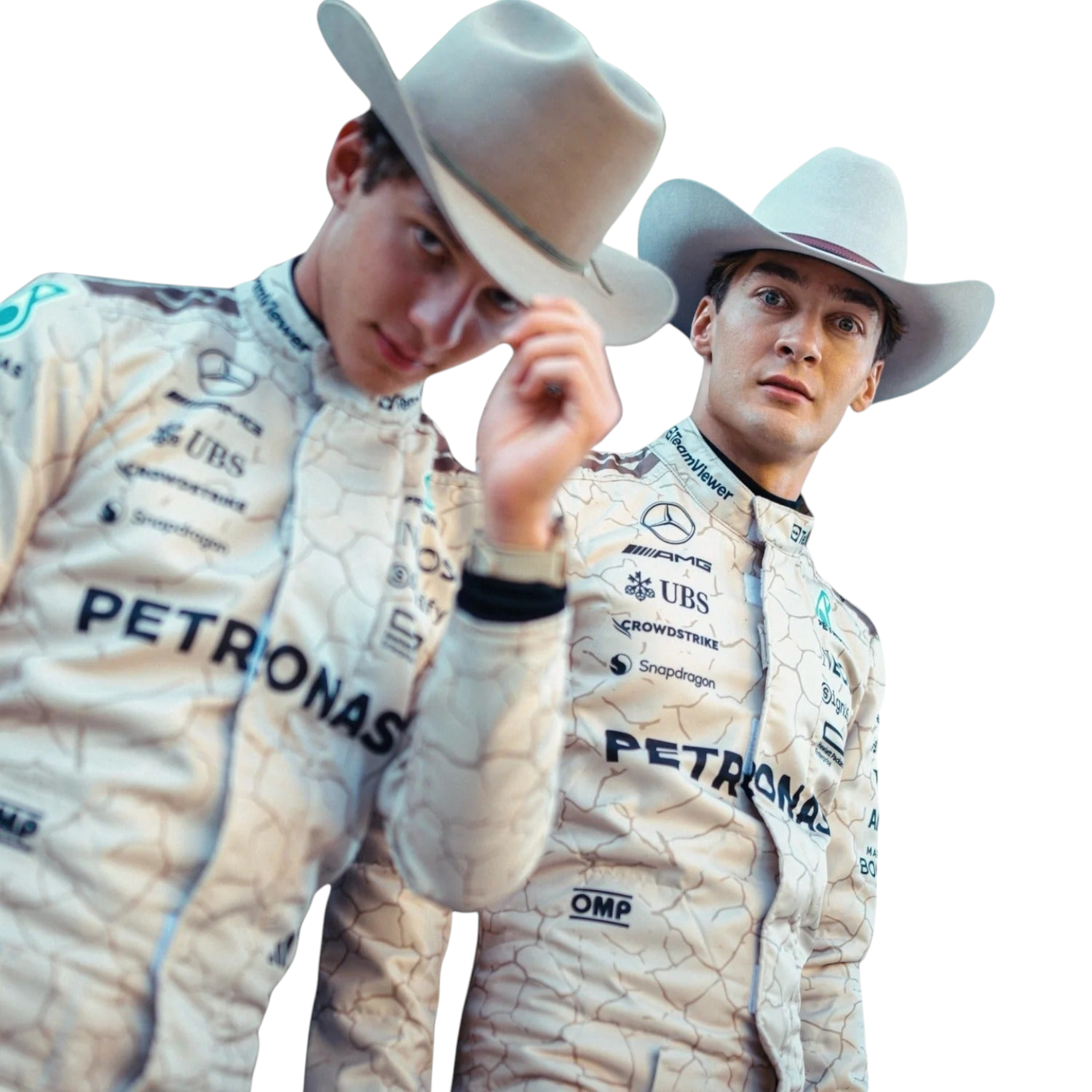 2025 George Russell & Kimi Antonelli Austin GP F1 Racing Suit