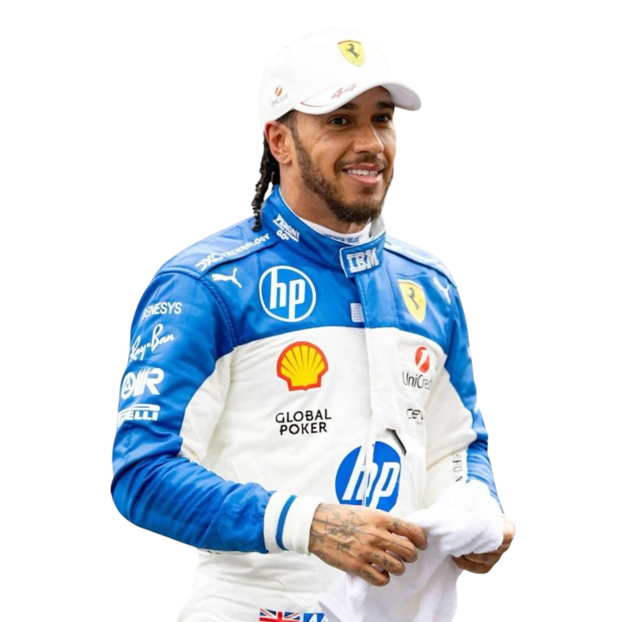2025 Lewis Hamilton Miami GP F1 Racing Suit