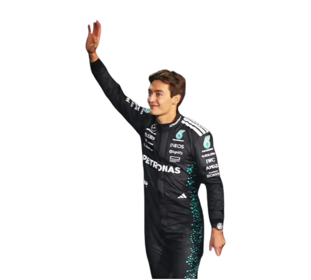 2025 New George Russell & Andrea Kimi Antonelli Team Mercedes AMG F1 Racing Suit