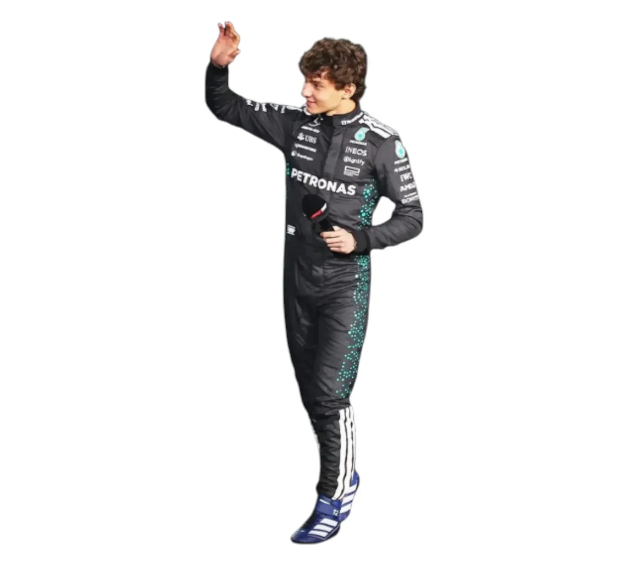 2025 New George Russell & Andrea Kimi Antonelli Team Mercedes AMG F1 Racing Suit
